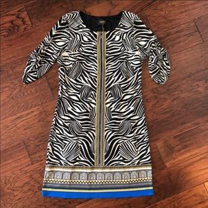Laundry - zebra & animal print colorful dress